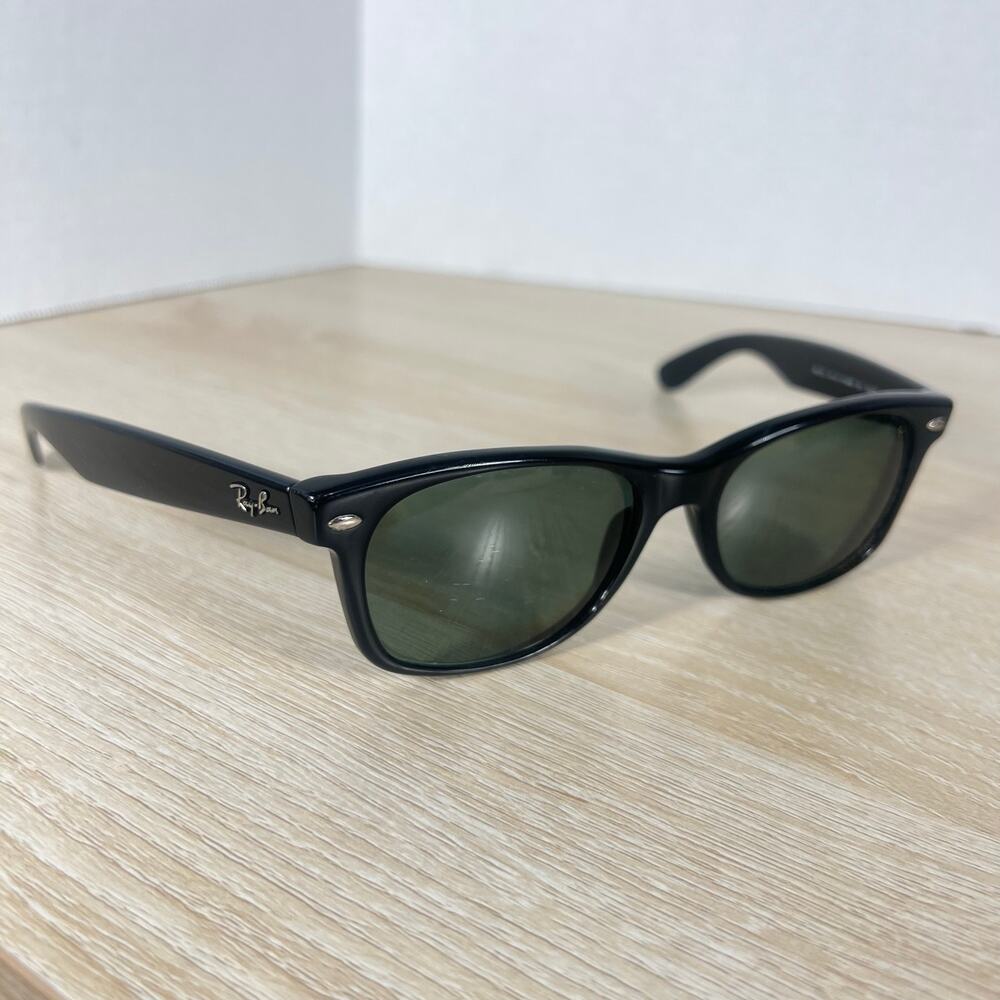 Ray-Ban RB2132 New Wayfarer 901 Sunglasses FRAMES ONLY Black 55-18 WIDE ARMS
